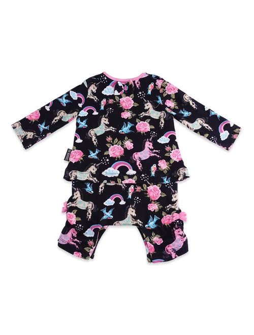 Six Bunnies Baby Playsuit: Wonderland 4 Six Bunnies Baby Playsuit: Wonderland - Image 2