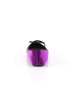 Demonia Drac Velvet Flats: Purple -Fashion Apparel Big C Edit Back 89161.1551150095