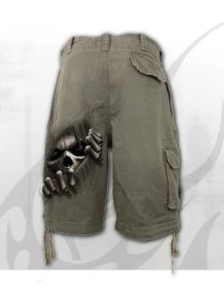 Spiral Grim Ripper Cargo Shorts -Fashion Apparel Big C Edit Back 93744.1631182894