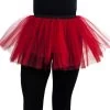 Poizen Industries Cor Tutu: Red -Fashion Apparel Big C Edit Black Bars 70047.1594383703