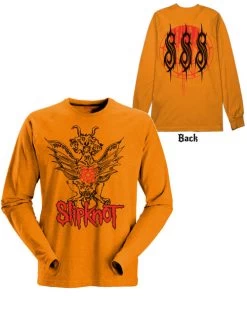 Slipknot Winged Devil Long Sleeve Shirt -Fashion Apparel Big C Edit Both 50307.1626071046