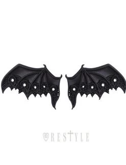Restyle Lace Bat Wings Hair Clips
