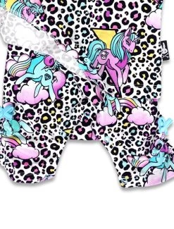 Six Bunnies Baby Bodysuit: Unicorn Party -Fashion Apparel Big C Edit Bottoms 25856.1590843262