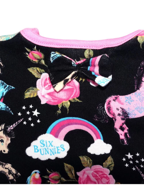 Six Bunnies Baby Playsuit: Wonderland 5 Six Bunnies Baby Playsuit: Wonderland - Image 3