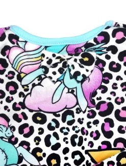 Six Bunnies Baby Bodysuit: Unicorn Party -Fashion Apparel Big C Edit Bow 68368.1590843267