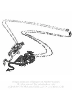 Alchemy Gothic - Draconic Tryst Couple's Pendant 7 Alchemy Gothic - Draconic Tryst Couple's Pendant -Fashion Apparel Big C Edit Chains 28623.1581318269