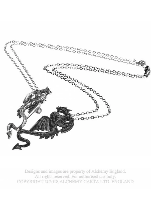 Alchemy Gothic - Draconic Tryst Couple's Pendant 5 Alchemy Gothic - Draconic Tryst Couple's Pendant - Image 3