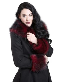 Hell Bunny Rock Noir Coat: Red - Medium -Fashion Apparel Big C Edit Close White Background 60404.1561622518