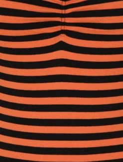 Hell Bunny Warlock Top: Black / Pumpkin Orange - XS, Large And 2XL -Fashion Apparel Big C Edit Close 08299.1597333036