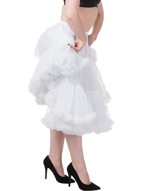 Banned Lifeforms 26" Petticoat: White 3 Banned Lifeforms 26" Petticoat: White