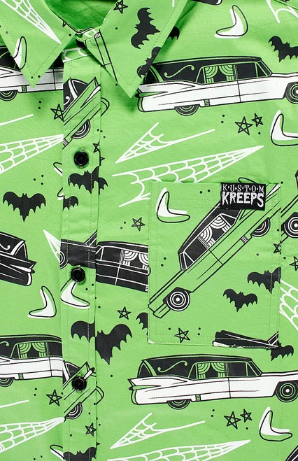 Kustom Kreeps Death Cab Button Down 5 Kustom Kreeps Death Cab Button Down - Image 3