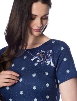 Banned Christmas Birds Dress - XS And Medium -Fashion Apparel Big C Edit Close 67787.1562301330