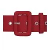 Collectif Jade Plain Belt: Red -Fashion Apparel Big C Edit Close up 12775.1607606428