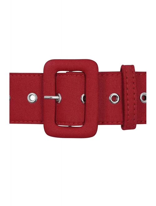 Collectif Jade Plain Belt: Red 3 Collectif Jade Plain Belt: Red