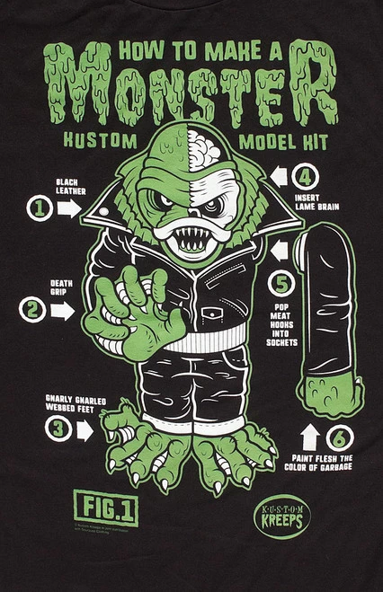 Kustom Kreeps Monster Maker T-Shirt 4 Kustom Kreeps Monster Maker T-Shirt - Image 2