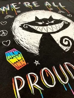 Akumu Ink We're All Proud Here Women's T-Shirt - Medium -Fashion Apparel Big C Edit Design 86008.1563860398