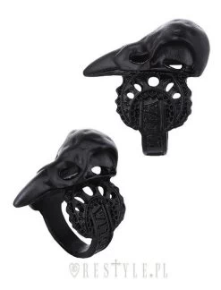 Restyle Black Witch Crow Ring 7 Restyle Black Witch Crow Ring -Fashion Apparel Big C Edit Display 2 71106.1553488353