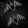 Restyle Carpe Noctem Bat Hair Clips (pair)