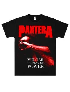 Pantera Red Vulgar Display Of Power T-Shirt