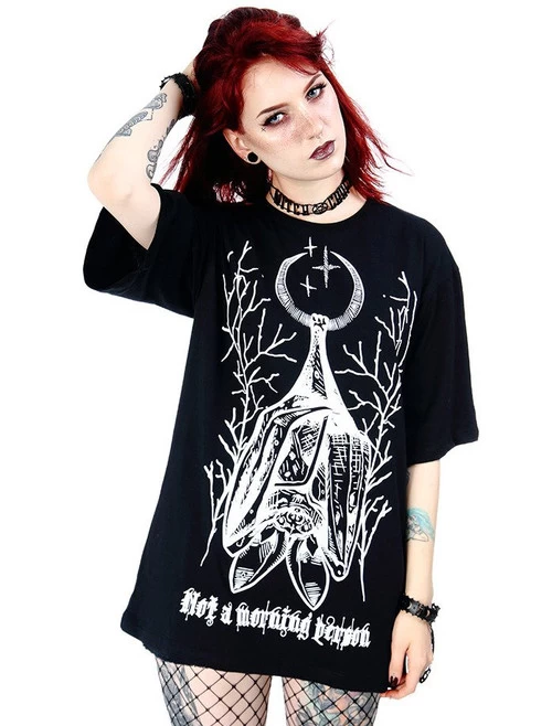 Restyle Oversized T-Shirt: Not A Morning Person 3 Restyle Oversized T-Shirt: Not A Morning Person