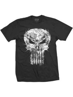 Marvel The Punisher Spiked Skull T-Shirt