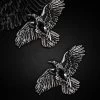 Restyle Black Diamond Raven Hair Clips (pair)
