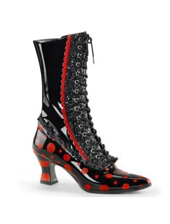 Funtasma Victorian Witch Boots: Red