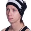 Vixxsin Shade Beanie: Black And White