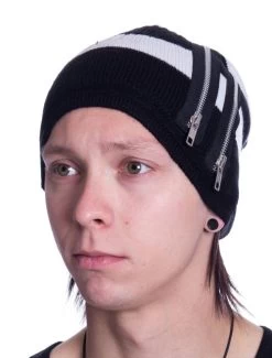 Vixxsin Krueger Beanie: Black And White