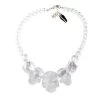 Kreepsville 666 Skull Collection Necklace: Crystal Clear -Fashion Apparel Big C Edit Display 39329.1605690277