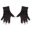 Slipknot Logo Fingerless Gloves 2 Slipknot Logo Fingerless Gloves -Fashion Apparel Big C Edit Display 43723.1557389045