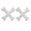 Kreepsville 666 Hair Slides: Crossbones -White -Fashion Apparel Big C Edit Display 47865.1684917426