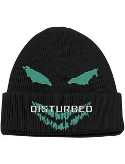 Disturbed Green Face Beanie