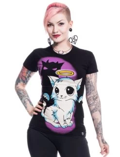Cupcake Cult Kitty Angel T-Shirt