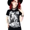 Restyle Ominous Cat T-Shirt -Fashion Apparel Big C Edit Display 70368.1562999016