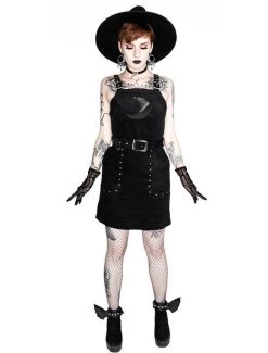 Restyle Corduroy Crescent Moon Dress