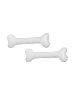 Kreepsville 666 Hair Slides: Mini Bone - White (2 Pack)