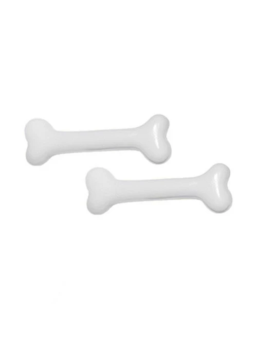 Kreepsville 666 Hair Slides: Mini Bone - White (2 Pack) 3 Kreepsville 666 Hair Slides: Mini Bone - White (2 Pack)