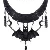 Restyle Oriental Bat Necklace: Black -Fashion Apparel Big C Edit Display 83829.1583487061