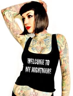 Gypsy Treasures Welcome To My Nightmare Boy Beater