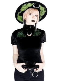 Restyle Velvet Top: Fern -Fashion Apparel Big C Edit Display 97330.1571126845