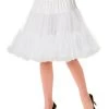 Banned Walkabout 20" Petticoat: White -Fashion Apparel Big C Edit Display 97573.1576574699
