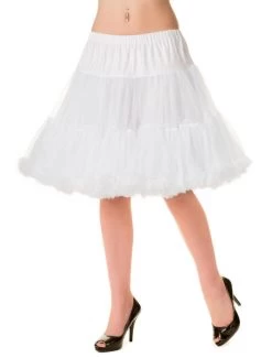 Banned Walkabout 20" Petticoat: White