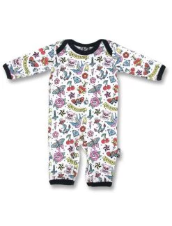 Six Bunnies Baby Bodysuit: Cute Flash