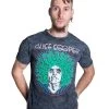 Alice Cooper Medusa Unisex T-Shirt: Stonewash- Small 2 Alice Cooper Medusa Unisex T-Shirt: Stonewash- Small -Fashion Apparel Big C Edit Edited 61647.1580463255