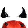 Kreepsville 666 Horror Horns Hair Clips: Black