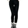 Restyle Black Velvet Pants - 2XL And 3XL -Fashion Apparel Big C Edit Front 2 68880.1655332488
