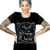 Too Fast I, Myself, Am Strange And Unusual Babydoll T-Shirt - Small To 3XL -Fashion Apparel Big C Edit Front 2 75105.1669699032