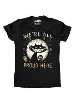 Akumu Ink We're All Proud Here Women's T-Shirt - Medium