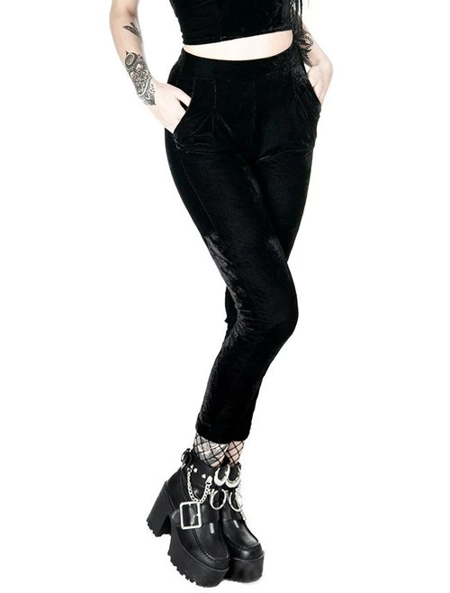 Restyle Black Velvet Pants - 2XL And 3XL 8 Restyle Black Velvet Pants - 2XL And 3XL - Image 6